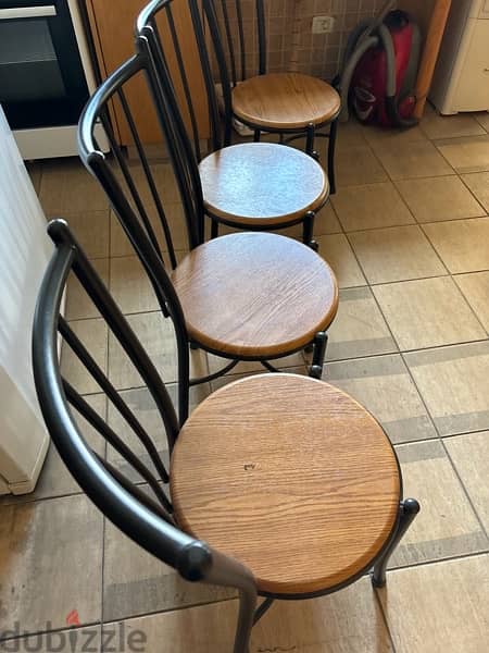 set of 4 kitchen chairs 2