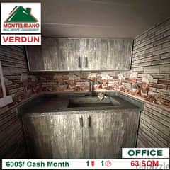 600$/Cash Month!! Office for rent in Verdun!!