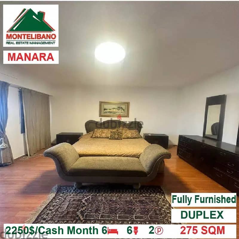 2250$/Cash Month!! Apartment for rent in Manara!! 2