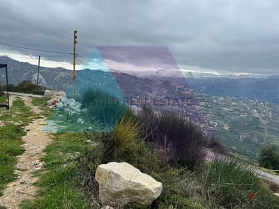 A 810 m2 land having an open mountain view for sale in Aanaya/Jbeil