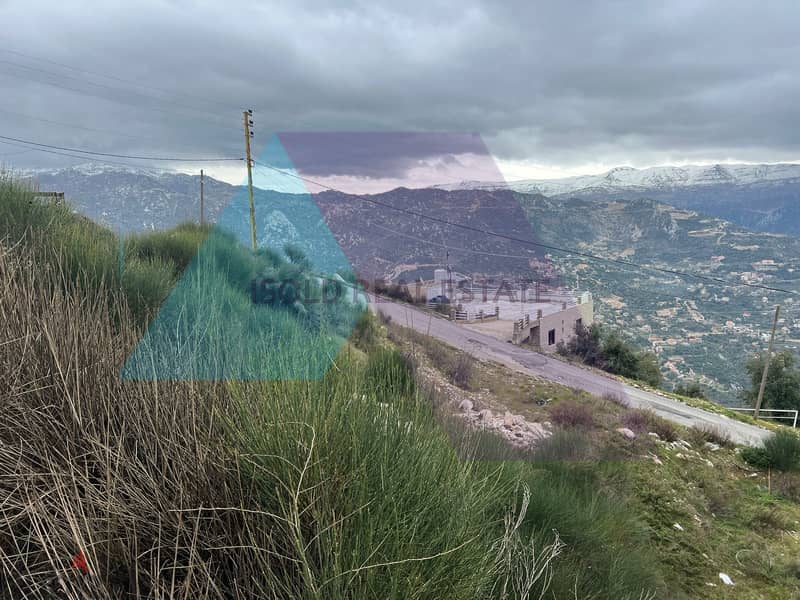 A 810 m2 land having an open mountain view for sale in Aanaya/Jbeil 4