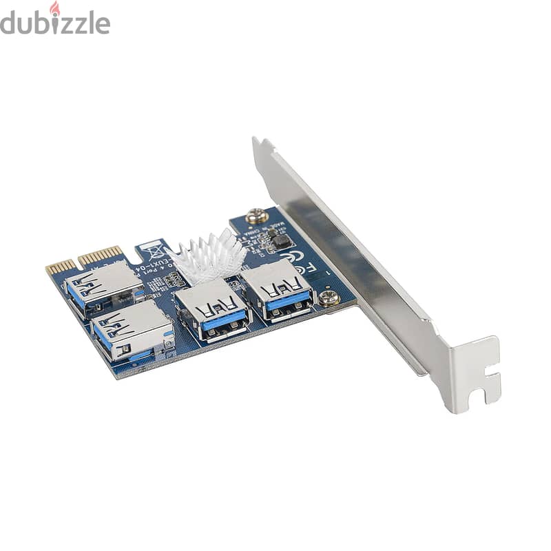 PCI-E TO USB 3.0 4-PORT EXPANSION ADAPTER HUB CONTROLLER ADD-ON CARD 7