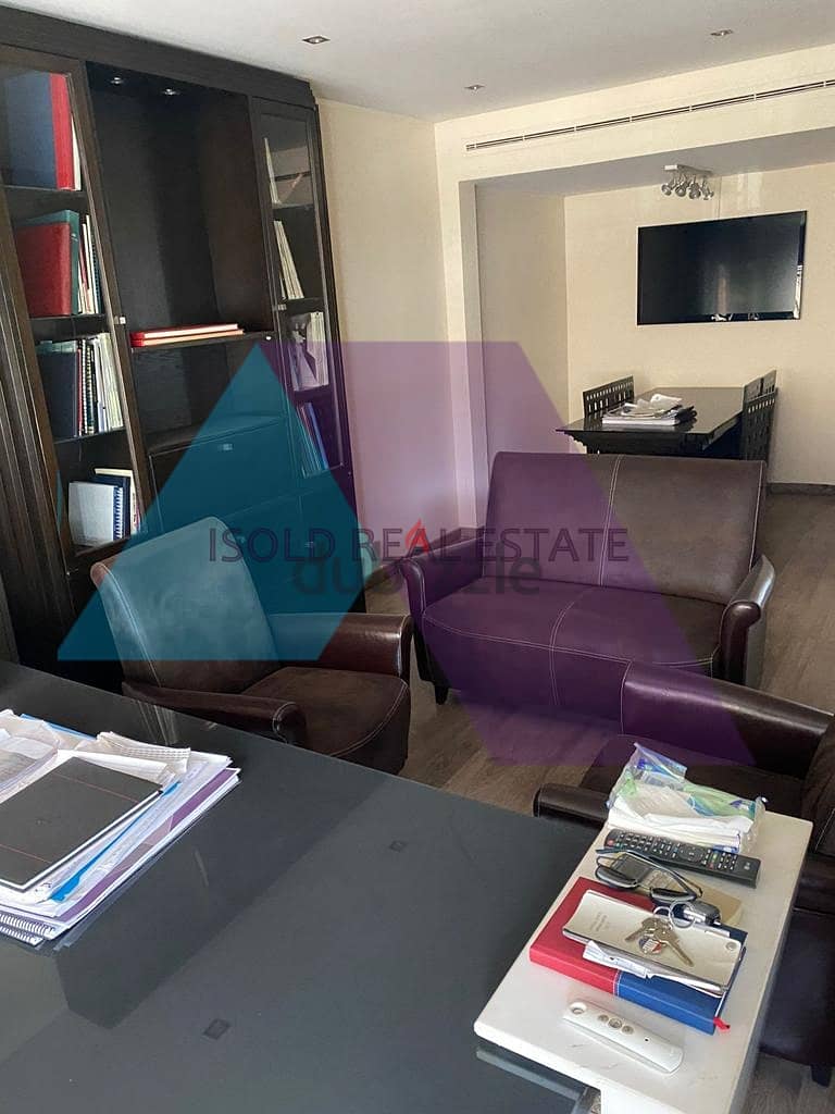 Decorated&Furnished 125m2 office for sale in Sin El Fil,Prime Location 4