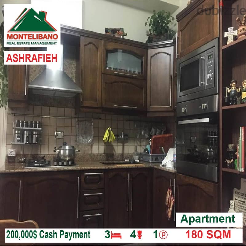 200,000$!! Apartment for sale located in Ashrafieh 5