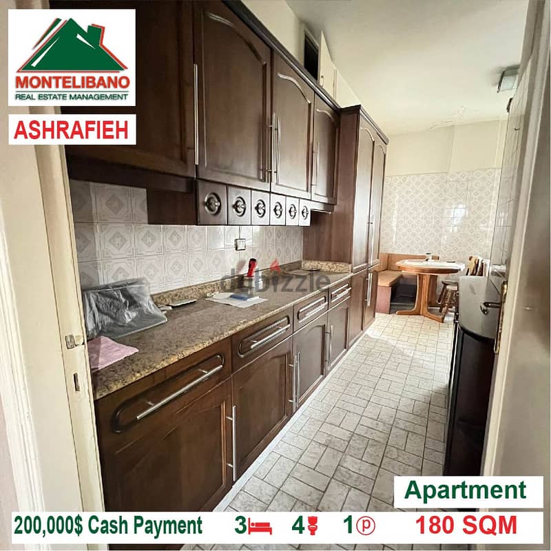 200,000$!! Apartment for sale located in Ashrafieh 6