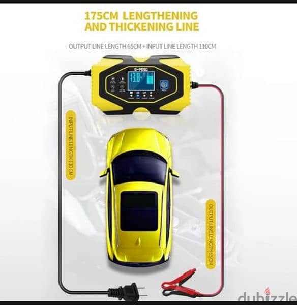 Battery charger 12 V- 24 V for car & other types 3