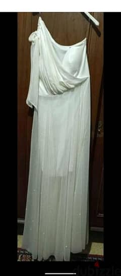 white long dress , longe robe blanc , فستان ابيض طويل 0