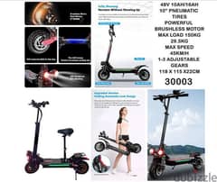 48V Electric Scooter For Youths & Adults