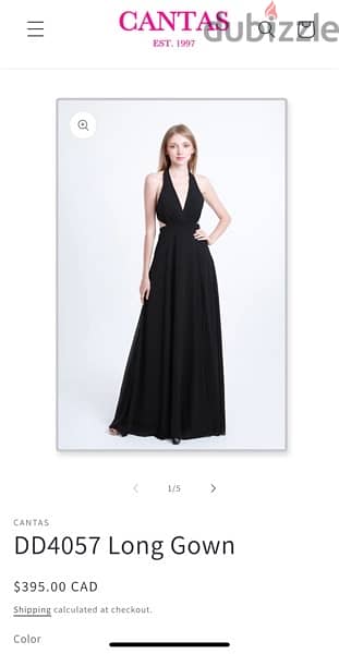wedding or prom dress black with side slide cut (under market price!) 2