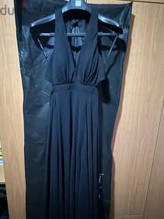 wedding or prom dress black with side slide cut (under market price!)
