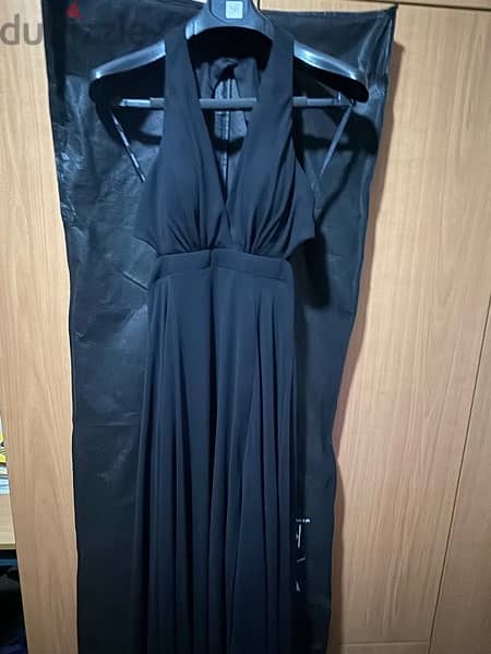 wedding or prom dress black with side slide cut (under market price!) 0