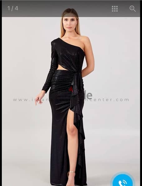 one shoulder maxi lycra column regular black for wedding or occasions 1