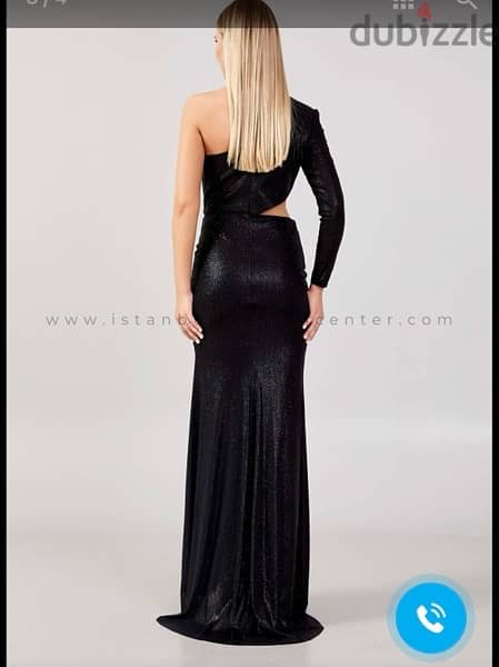 one shoulder maxi lycra column regular black for wedding or occasions 4