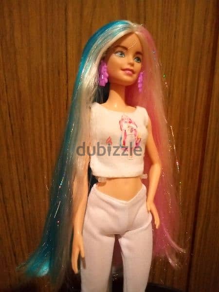 Barbie FANTASY HAIR UNICORN+MERMAID Looks Great doll+special hair&wear 4