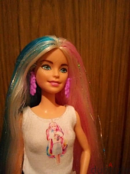 Barbie FANTASY HAIR UNICORN+MERMAID Looks Great doll+special hair&wear 5