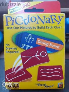 Pictionary card game