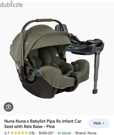 Nuna carseat + isofix