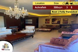 Achrafieh 300m2 | Rent | Furnished & decorated | Solar System | LB |