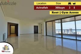 Achrafieh 365m2 | Rent | Brand New | Prime Location | Gym access |LBMJ 0