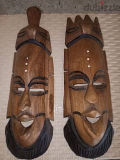 2 African faces