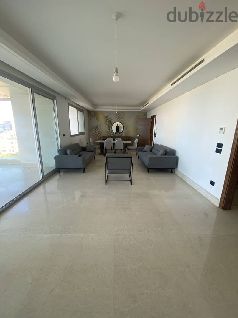Contemporary 250m² Apartment with Sea Views for Rent in Beirut 1