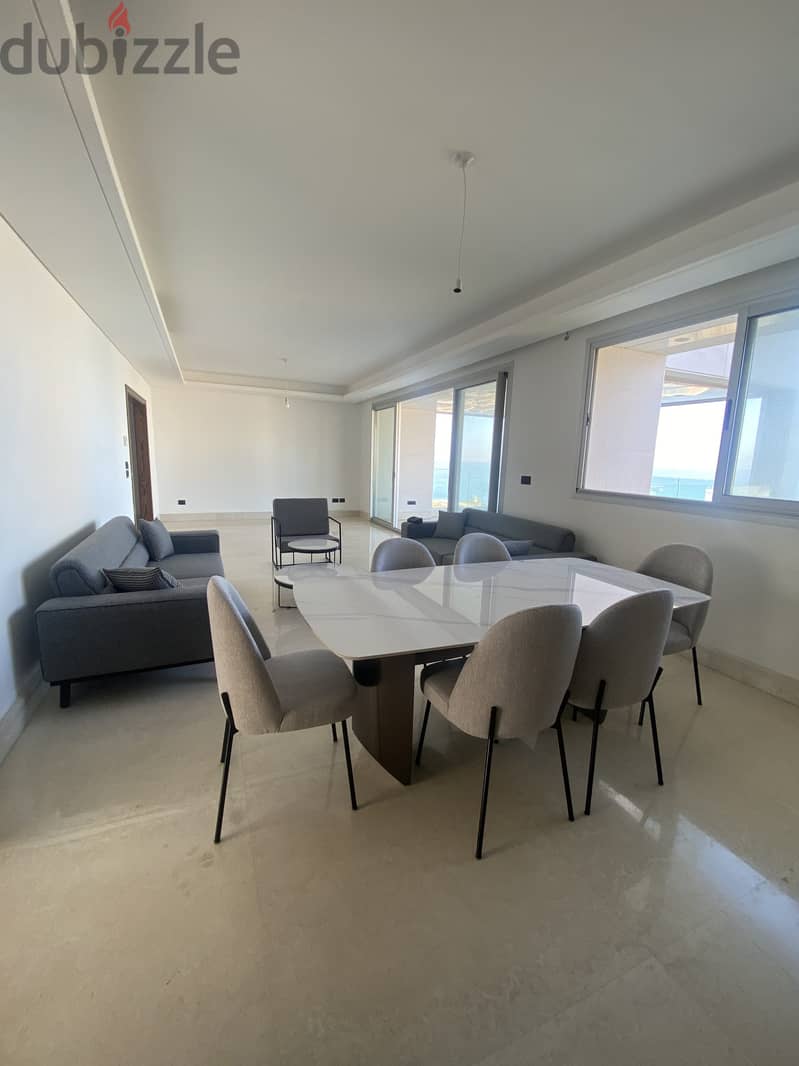 Contemporary 250m² Apartment with Sea Views for Rent in Beirut 2