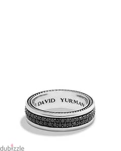 David Yurman Ring Sterling Silver with Diamonds,