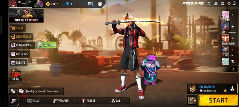 acc free fire 0