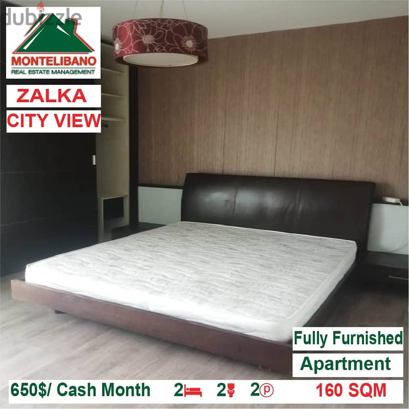 650$/Cash Month!! Apartment for rent in Zalka!! City View!! 3