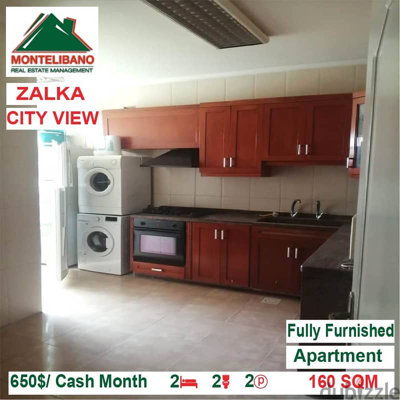 650$/Cash Month!! Apartment for rent in Zalka!! City View!! 5