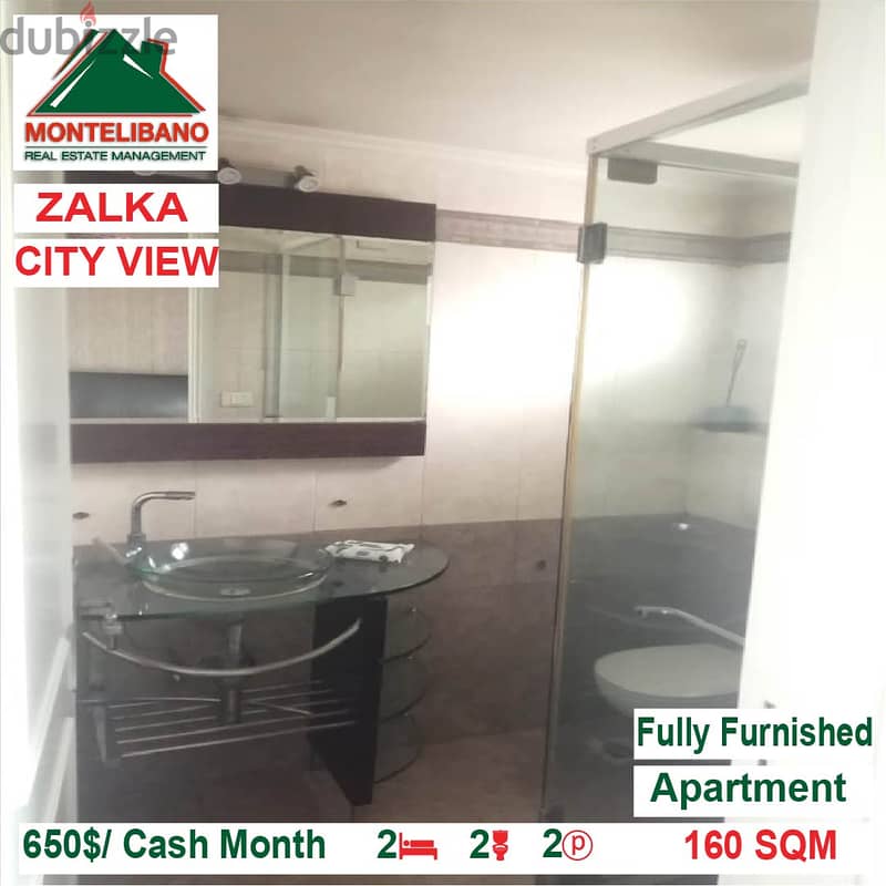 650$/Cash Month!! Apartment for rent in Zalka!! City View!! 6