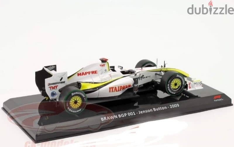 J. Button Brawn BGP 001 (2009) diecast car model 1;24. 4