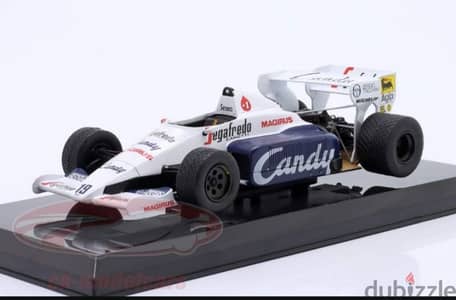 Ayrton Sennq Toleman Hart TG184 (1984) diecast car model 1;24.