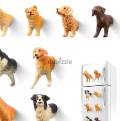 puppy shape magnets