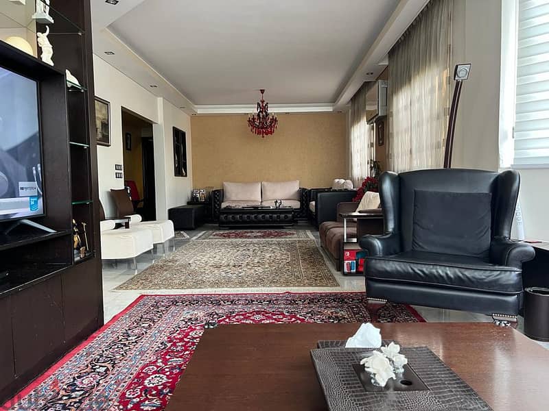 RA24-3300 Beautiful apartment in Ain El Mrayseh is now for rent, 165 m 4