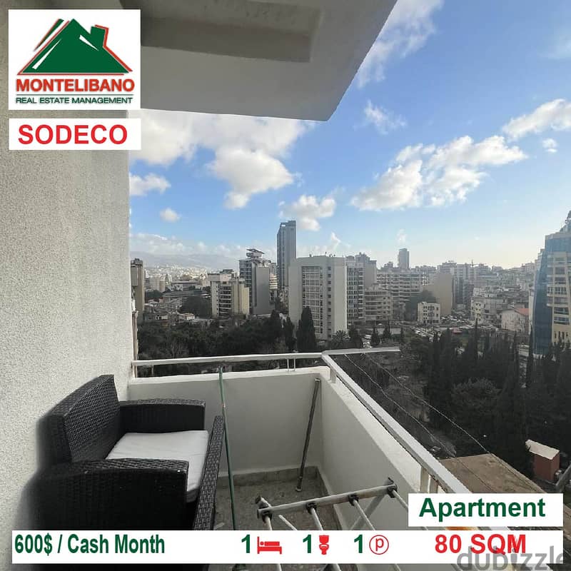 600$!! Apartment for rent located in Sodeco 1