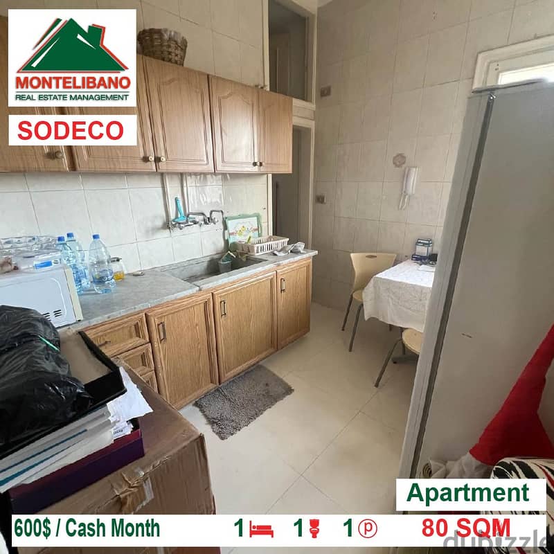 600$!! Apartment for rent located in Sodeco 3