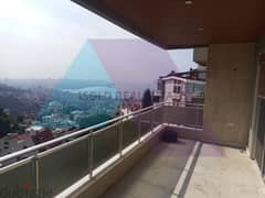 Furnished 300 m2 apartment+Open sea/mountain View for rent in Rabieh 0