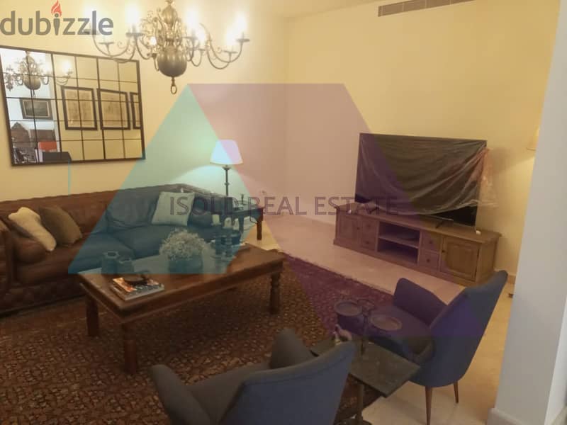 Furnished 300 m2 apartment+Open sea/mountain View for rent in Rabieh 5