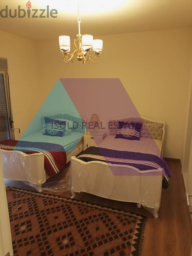 Furnished 300 m2 apartment+Open sea/mountain View for rent in Rabieh 14