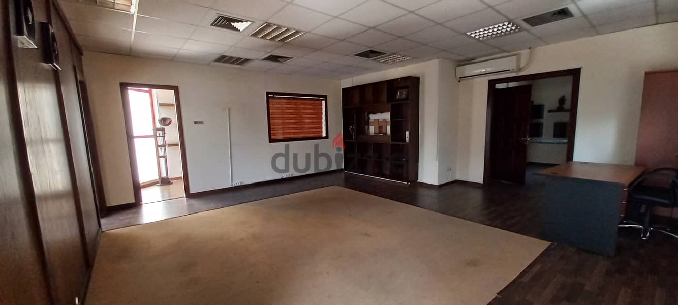 Furnished office in commercial center in Zalka for rentمكتب مفروش 15