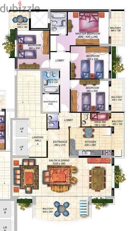 MAR ELIAS CHEHADEH STREET (260SQ) 4 BEDROOMS , (MA-127) 0