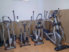 elliptical machines sports equipment different size and condition