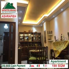 200000$!! Apartment for Sale located in Achrafieh !! 0