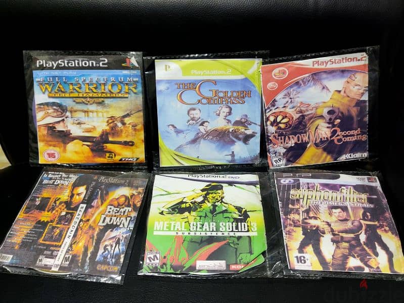play station 2 games (tested before) 5