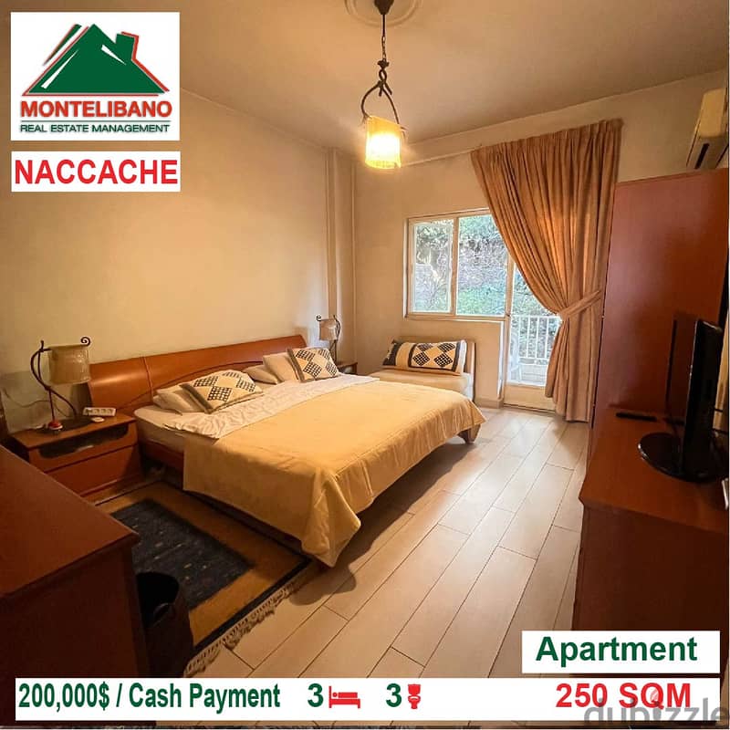 200,000$!! Apartment for sale located in Naccache 4