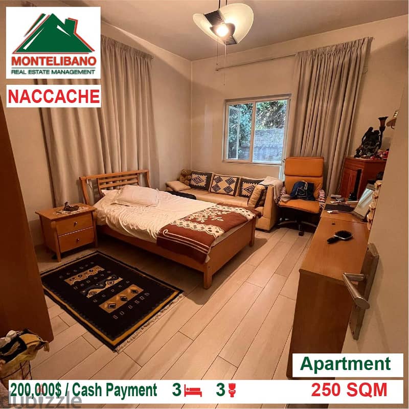 200,000$!! Apartment for sale located in Naccache 5
