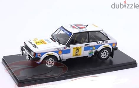 Talbot Sunbeam (Rally Codasur Argentina 1981) diecast car model 1;24.