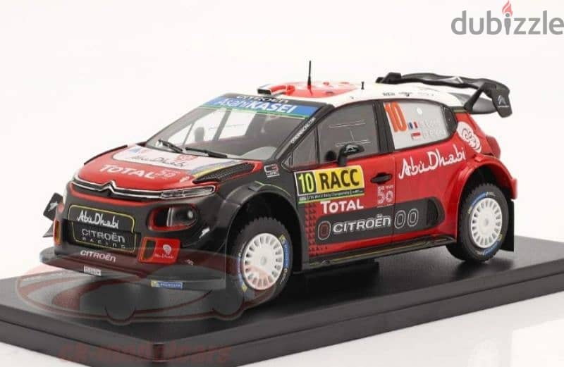 Citroën C3 WRC (Rally Catalunya 2018) diecast car model 1;24. 1