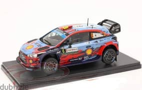 Hyundai I20 Coupe WRC (Rally Sardinia 2019) diecast car model 1;24. 0